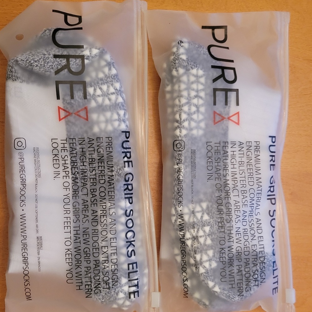 Pure Grip Socks Elite for Soccer - 2 pairs (NEW)